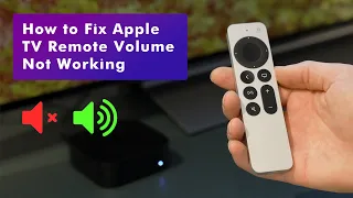 How to Fix Apple TV Remote Volume Not Working