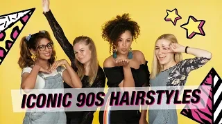 Superdrug Tries Out Iconic 90s Hairstyles | Back To School | 90s Hairstyles