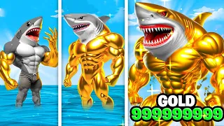 UPGRADING $1 To $1,000,000,000 KING SHARK In GTA 5!