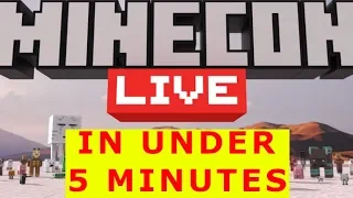 #Minecon Live 2019 News Under 5 Minutes