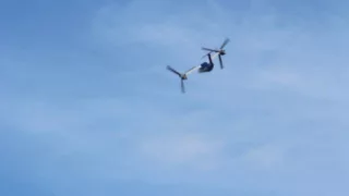 AW609 tiltrotor flyover raw