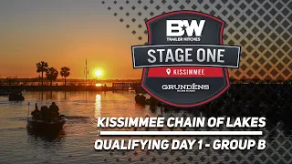 Bass Pro Tour | Stage One | Kissimmee Chain of Lakes | Qualifying Day 1 Group B Highlights