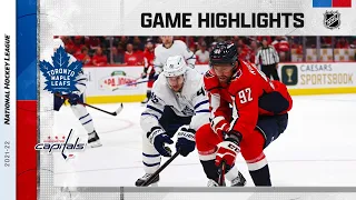 Maple Leafs @ Capitals 4/24 | NHL Highlights 2022