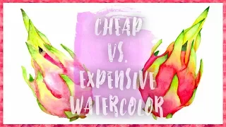 Cheap vs. Expensive Watercolors | Cheap Art Supply Challenge