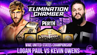 WWE 2K23 - Logan Paul Vs Kevin Owens - WWE United States Championship | WWE Elimination Chamber