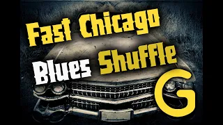 Blues Backing Track Jam - Ice B.- Fast Chicago Blues Shuffle  in G