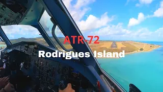 ATR 72-500 | Landing Plaine Corail | Rodrigues Island