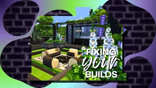 FIXING YOUR SIMS 4 BUILDS LIVE - Roofing, Landscaping, Floor Plans, and More #sahmhelplive S02E09