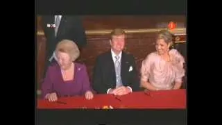 Inhuldiging Koning Willem Alexander 30-04-2013 Abdicatie Beatrix