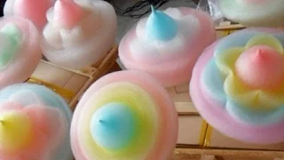 Как китайцы делают сладкую вату || How Chinese Make Cotton Candy! 🍭🇨🇳 #CottonCandy #ChineseCuisine