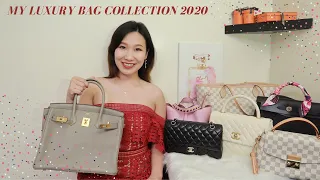 MY CURATED LUXURY BAG COLLECTION 2020: PROS & CONS + MOD SHOTS: Hermès, Chanel, LV 👜 奢侈品包包合集2020