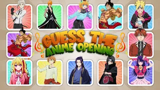 Guess Anime By The Opening🔊🗣️🌸 |Delicious in Dungeon🤖Code Geass👸Vinland Saga👑One Piece👒