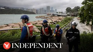 Typhoon Saola makes landfall in China after nearly 900,000 moved to safety