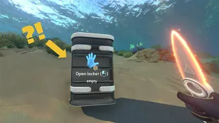 NEW SUBNAUTICA GLITCH-infinite O2 and building interior objects outside!