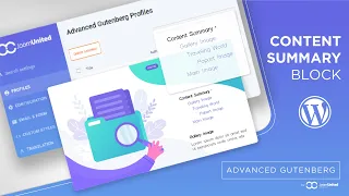 Advanced Gutenberg: Summary Block for WordPress