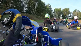 Chrono karting NK huge crash Rotax mini max