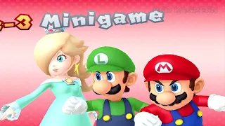 Mario Party 10 - Airship Central - Rosalina vs Yoshi vs Mario vs Luigi (Master Cpu)