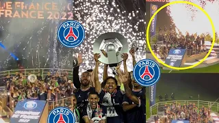 🤭Champions of  France🇫🇷 ❗️🔥 Mad  Celebration 🍾 🤣PSG won the Ligue1 title 👍🔥 #psg