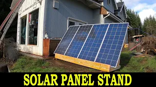 Simple DIY Solar Stand - BougeRV 180 Watt Panels