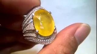 Yellow Sapphire Ring-1222