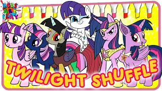 My Little Pony Twilight Sparkle SHUFFLE COLORING Coloring Pages How To Color