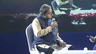 Dr Shashi Tharoor discusses the state of the world, Indianforeignpolicy more at the Kolkata BookFair