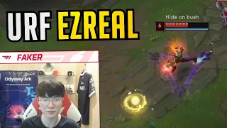 T1 Faker URF Ezreal With T1 Zeus, T1 Oner, T1 Keria, T1 Untara