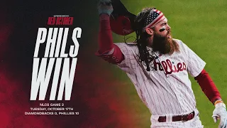 D-backs vs. Phillies Game 2 Highlights (10/17/23) | MLB Highlights