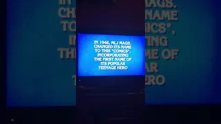 Jeopardy 1/5/18 Final Jeopardy