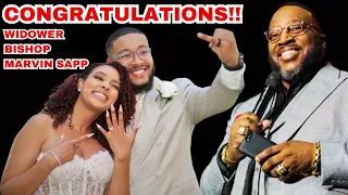 🧑🏽‍❤️‍👩🏽CONGRATULATIONS!!! Gospel Artist Bishop Marvin Sapp Son Marries Fiance Makes Father Emotiona