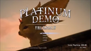 Final Fantasy XV - Platinum Demo Speed Playthrough