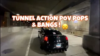 STRAIGHT TUNNEL ACTION POV IN MY CHRYSLER 300C ! “ SOUNDS INSANE “