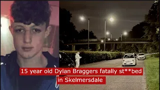 15 year old Dylan Braggers fatally st**bed in Skelmersdale #crime