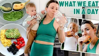 What My 6 Month Old and I Eat in a Day | Realistic Healthy Meals + High Protein Recipes