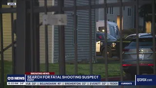 Police investigate shooting death at Kent, Washington apartment complex