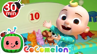 Ten in the Bed and Other Nursery Rhymes for kids | CoComelon Furry Friends | Animals for Kids