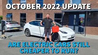 Electric cars v Petrol and Diesel runnings cost difference demonstrated (Oct 2022 energy prices!)