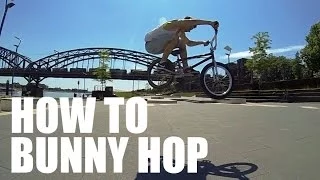 How to Bunny Hop on a BMX Bike - Как сделать Банни-хоп [Дима Гордей] | Школа BMX Online