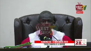 Le témoignage de TIBOU CAMARA Audience du 13 novembre 2023