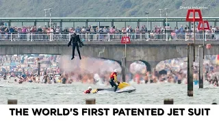 Humans can now fly with the world’s first patented jet suit