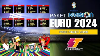 Paket K-Vision Piala Eropa Euro 2024 Murah di Star Pulsa | STAR NEWS