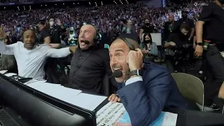 Joe Rogan Reaction after The Rose KOs Weili Zhang