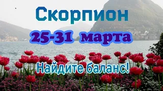 Скорпион ♏Таро- прогноз на неделю с 25 по 31 марта 2024 год.