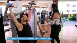 Fabíola Gadelha revela segredo de empresário que emagreceu 90 kg