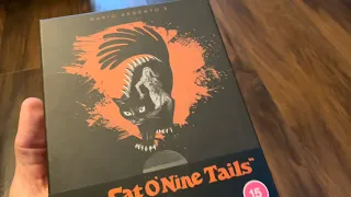 Dario Argento’s The Cat O’ Nine Tails. 4K UltraHD Blu-ray limited edition unboxing.