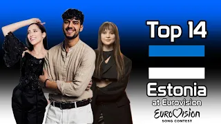 Estonia At The Eurovision Song Contest (2010-2023): My Top 14