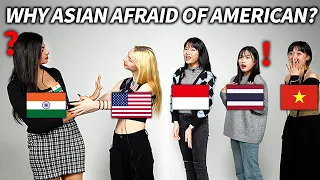 The Stereotype Why Asian People Are Afraid of Americans! (Indonesia, India,Vietnam,Thailand,America)