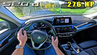 276HP BMW 5 Series 520d G31 *HYBRID TURBO* POV Test Drive