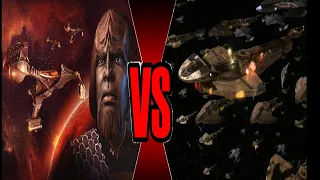 Klingon Battle Fleet Vs  Cardassian Battle Fleet