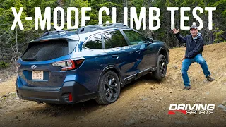 Subaru X-Mode Offroad Climb Test -  Outback Onyx XT